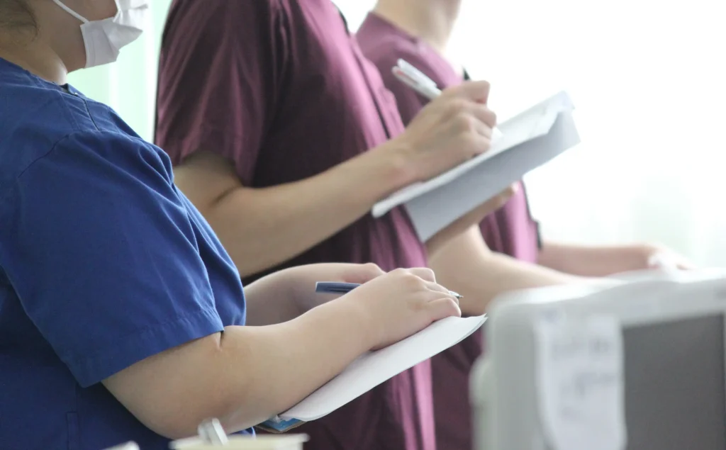 たかまえ病院の看護師の風景